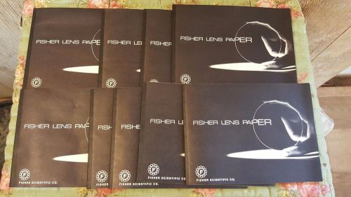 Lot of  Fisher Scientific Lens Paper Sheets