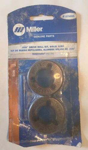 Miller 50 series drive roll kit .045 1.1mm v groove stock: 079596 missing pin for sale