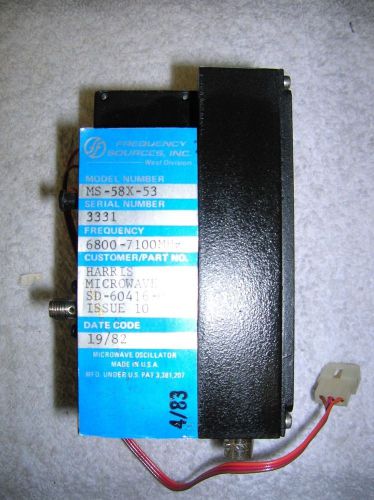 Frequency Source, Inc MS-58X-53