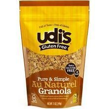 Udis Au Naturel Pure and Simple Granola, 12 Ounce -- 6 per case.