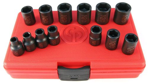 Chicago pneumatic ss3113 3/8&#034; drive 13 piece metric impact socket set for sale