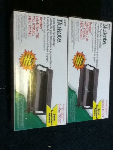 Lot Of 2 Nukote B402 Fax Cartride For Brother Intellifax 750, 770, 870Mc, 970Mc