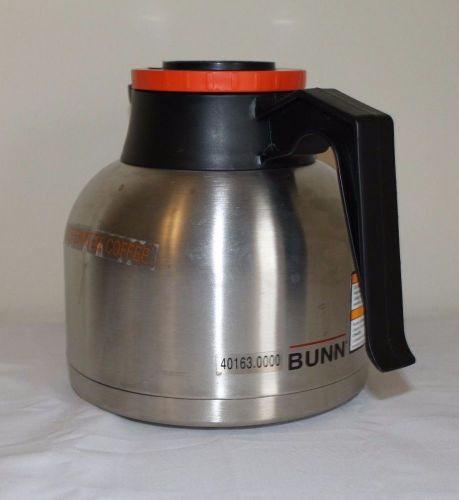 Bunn Restaurant Commercial Decaffeinated Thermal Carafe Orange Coffee 40163.0000