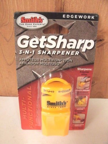 Smith&#039;s 3-in-1 Sharpener ~ Multi-Function Sharpener 50134 ~ Free Shipping!