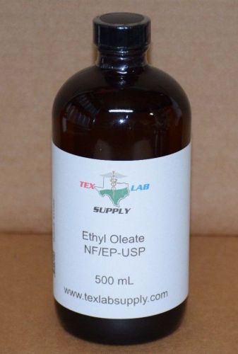 Tex Lab Supply Ethyl Oleate 500 mL NF-EP/USP