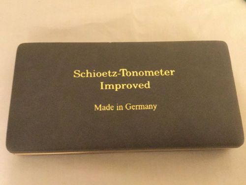 Schioetz- Tonometer Improved Model autoclaveable Eye Opthalmic Instrument German