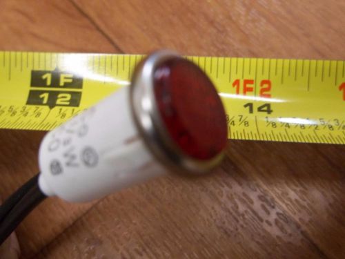 One 1 Solico 125v 1/3w Red Bulb Indicator Light