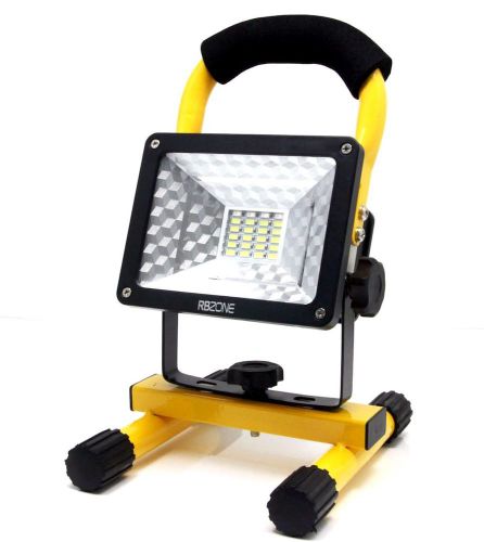 Cordless Rechargeable Flood Spot Light 24LEDs 10W 1200Lm Camping Outdoor Lamp