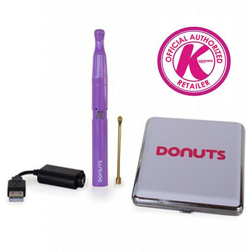 Kandypens &#034;Violaceous&#034; Donuts Vape Pen in Glossy Lilac + FREE Extra Atomizer