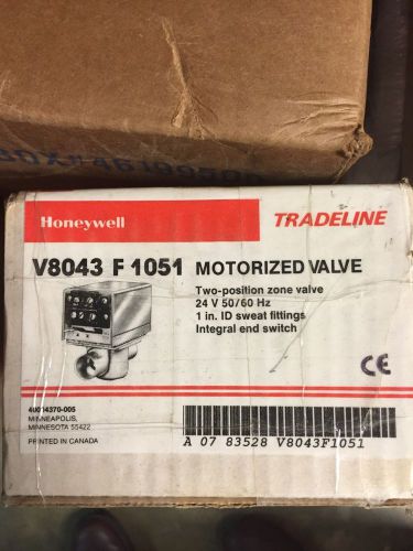 Honeywell v8043f1051 - 1&#034; sweat on zone valve, terminal ends for sale