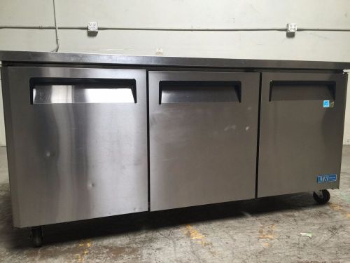 Clean used turbo air mur-72 m3 series 72&#034; undercounter refrigerator - 19 cu. ft. for sale