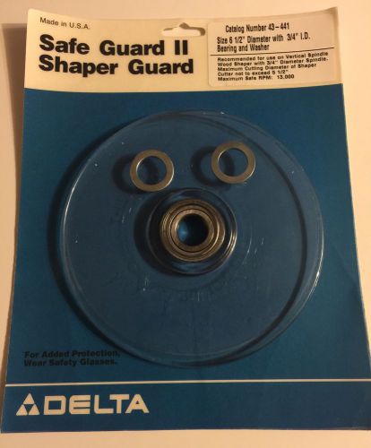 Delta 43-441 safe guard ii shaper guard 6-1/2&#034; diameter 3/4&#034; id for sale