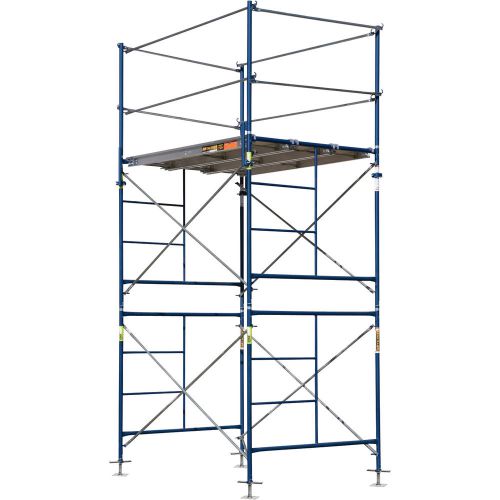 Metaltech saferstack complete fixed scaffold tower 5ft x 7ft x 10ft 2-sections for sale