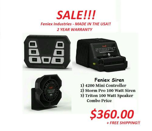100 watt feniex siren combo for sale