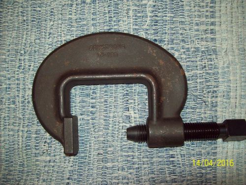 New Armstrong 78 030 Heavy Duty C-Clamp 3-5/16&#034; Standard Screw Square Head