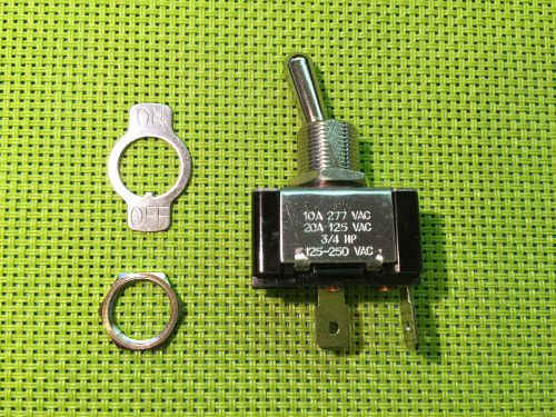 High amp motor &amp; machine 125v 250v toggle switch 20a off / on spst csa approved for sale