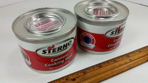 Sterno canned cooking fuel 8 oz 2.5 hour ethanol steam engine gel chafing model