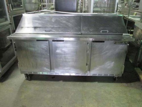 Beverage air 3 door mega top refrigerated prep table  sp72-30m for sale