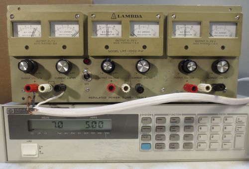 Lambda LPT-7202-FM 0-7V/0-20V/0-20VDC Triple Output Power Supply - PARTS