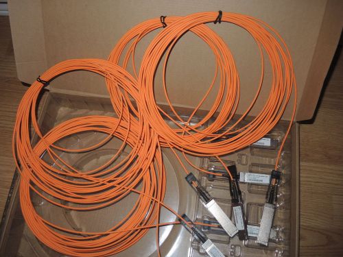 (4x) 40G QSFP+ to QSFP+ AOC  , 12 Meters per Cable