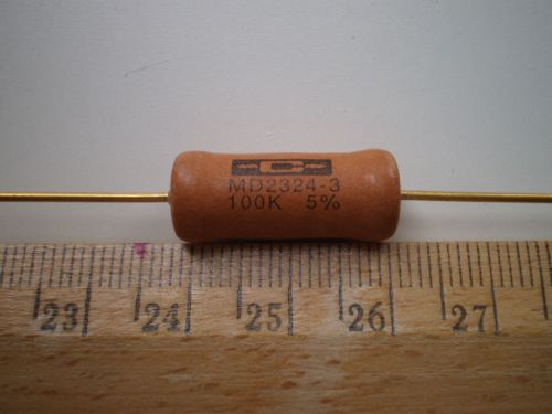 2 pcs lot Caddock  Power Film Resistor 100k  8W 5%  Non-Inductive NOS