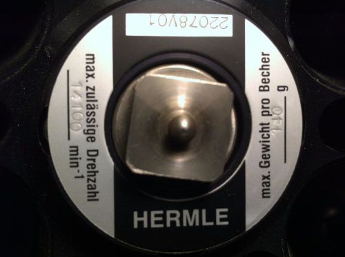 Hermle Beckman Centrifuge Rotor BHG 207891035, 140g, 14100