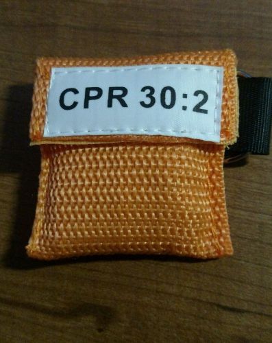 Cpr keychain mask - orange for sale