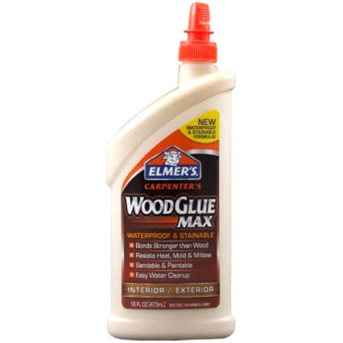 Elmer&#039;s E7310 Carpenter&#039;s Wood Glue Max, Interior/Exterior, 16 Ounces