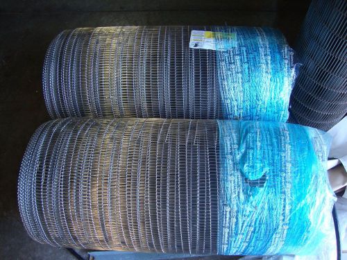 Wirebelt flat-flex xt conveyor belt x327-10-32-00s new! 2 rolls of 100&#039; each for sale
