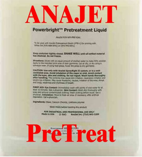 Anajet PRETREAT Concentrate 2 Gallons BRAND NEW!!!