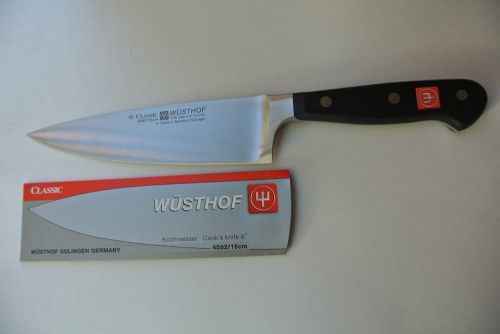 New Wusthof Classic 6&#034; PEtec, NSF, Chef&#039;s/Cook&#039;s Knife model 4582/16 cm.
