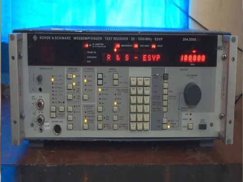 Rohde &amp; schwarz esvp test receiver 20-1300 mhz 354.3000.52 890372/009 for sale