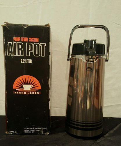 Techni-brew pump lever system air pot 2.2 liter