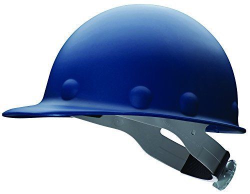 Fibre-Metal P2A Hard Hat with 8-Point Ratchet Suspension, Injection Molded Blue