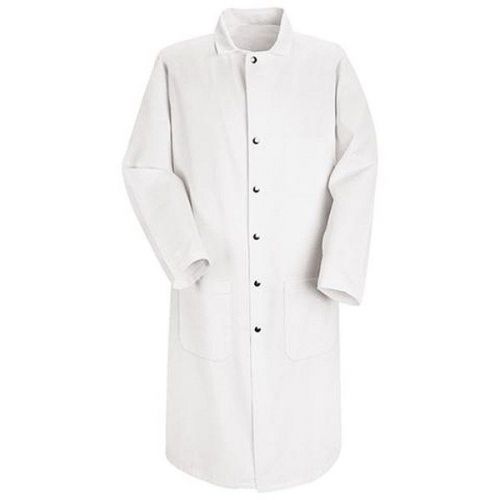 Red kap kt50wh-l full-cut butcher coat l for sale