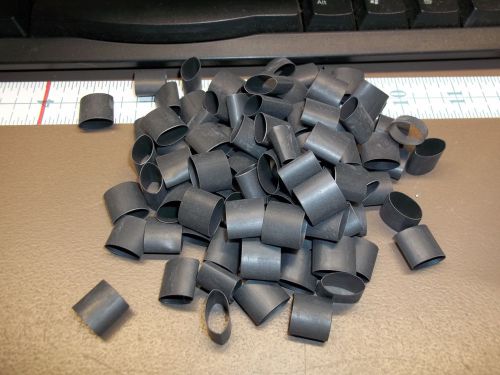 3/8&#034; x 1/2&#034; long black heat shrink tubing lot of approx 900 for sale