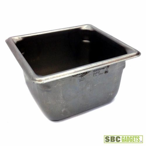 Vollrath super pan v® 1/6 size stainless steel steam table pan (p/n: 30642) for sale