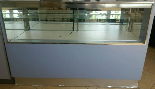 Comercial  Glass Display with Glass Countertop