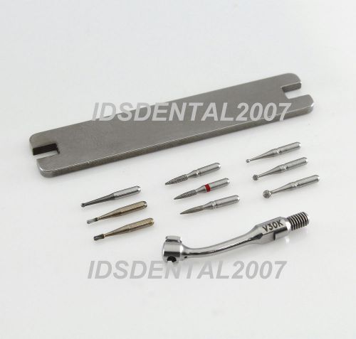 Dental restorative v tip v30 type with 9 pcs burs compatible kavo scaler for sale