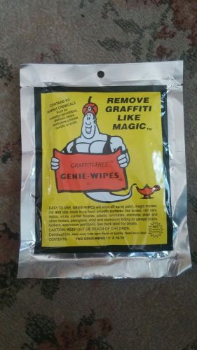 Getex corp. genie graffiti free wipes - 2ct. new! for sale