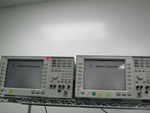 (2) Agilent E5515C Wireless Communications Test Set