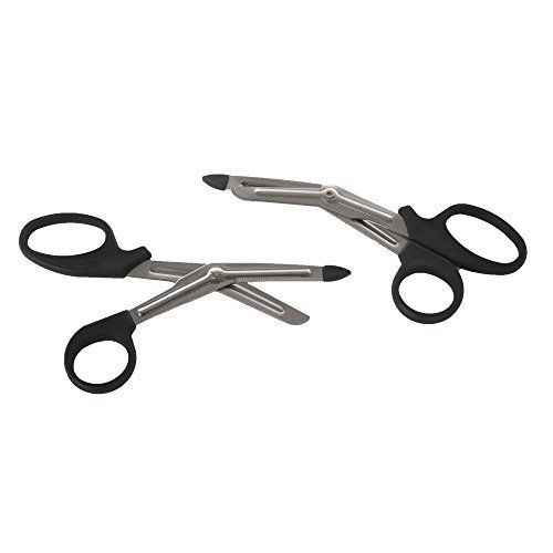 Fms medical first aid emt/utility trauma scissor shears, black, 6.5 inch for sale