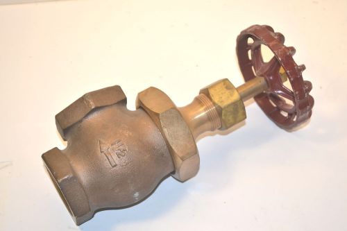 NOS Crane Canada 1-1/2&#034; Bronze angle valve