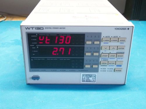 Yokogawa WT130 2-Input/Phase Digital Power Meter with GPIB interface