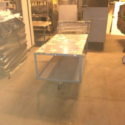 Flat CARTS Commercial Stock Cart w Shelves Used Store Backroom Warehouse Fixture
