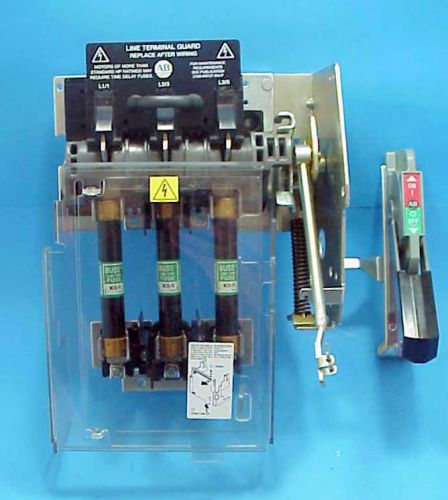 Allen bradley 30 amp disconnect switch kit 1494v- ds30  fs30 n65  very nice for sale