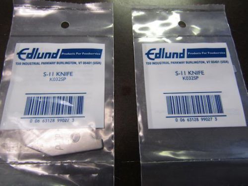 LOT OF 2 EDLUND K032SP S-11 KNIFE BLADE  FOR CAN OPENER