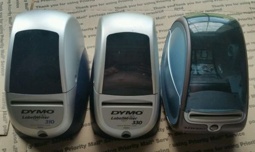 Dymo Label Writer Lot Of 3 FREE SHIPPING 310 330 400 PLEASE READ