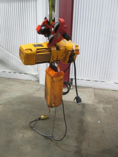 Kito Corp 1-Ton Hoist With Trolley &amp; 48&#039; Monorail - Used - AM14100