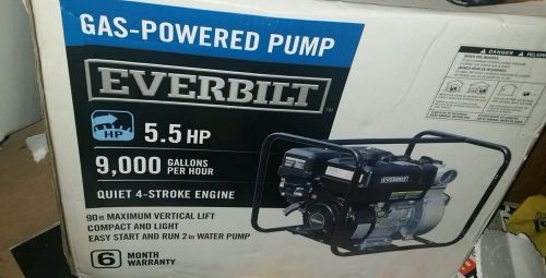 Everbilt 5.5 hp gas powered water pump